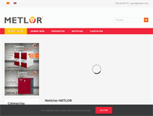 Tablet Screenshot of metlor.com